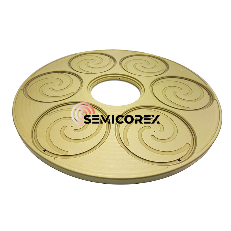 TaC-belagd planetplatta